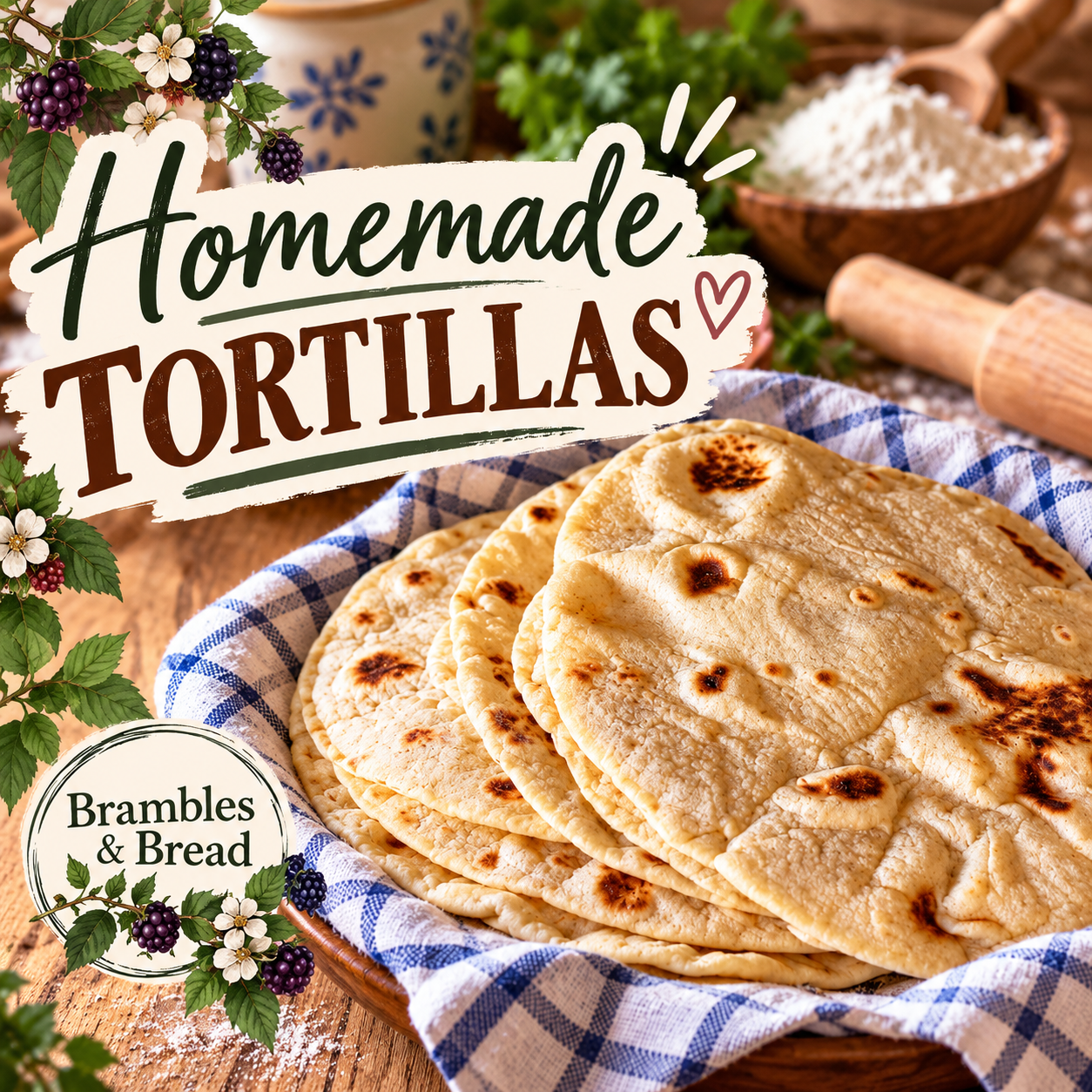 Easy Homemade Tortilla Wraps – Soft, Fluffy & Better Than Store Bought